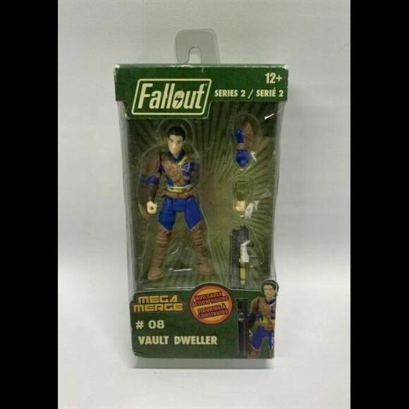 NEW Fallout Series 2 Mega Merge Buildable Action Figure 08 Vault Dweller - Picture 10 of 10